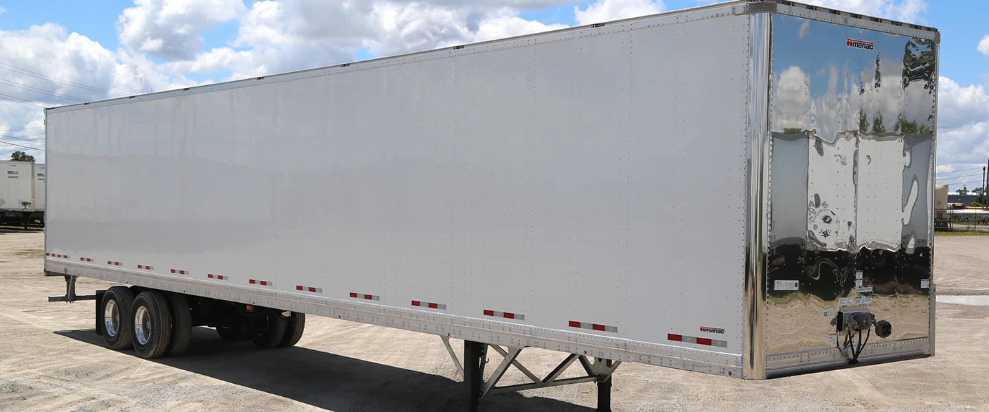 manac 53 foot tandem ultraplate van