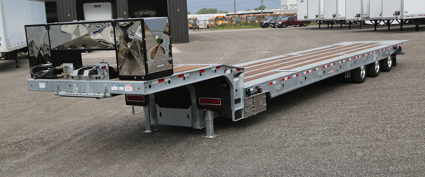 2026 Doepker 53ft Tridem 55 Ton Sliding Axle - Rollers